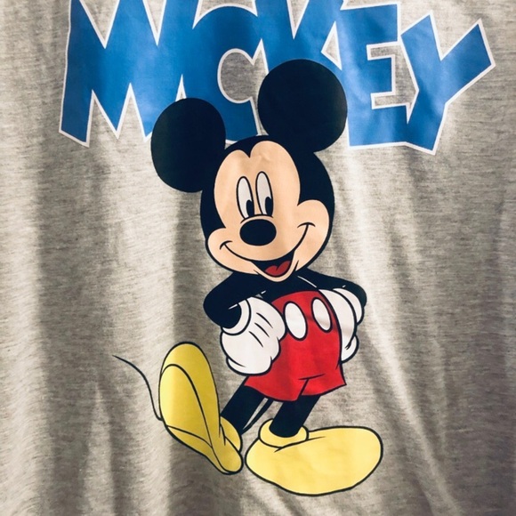 NWT DISNEY Mickey Mouse V-Neck Tee - Picture 7 of 11